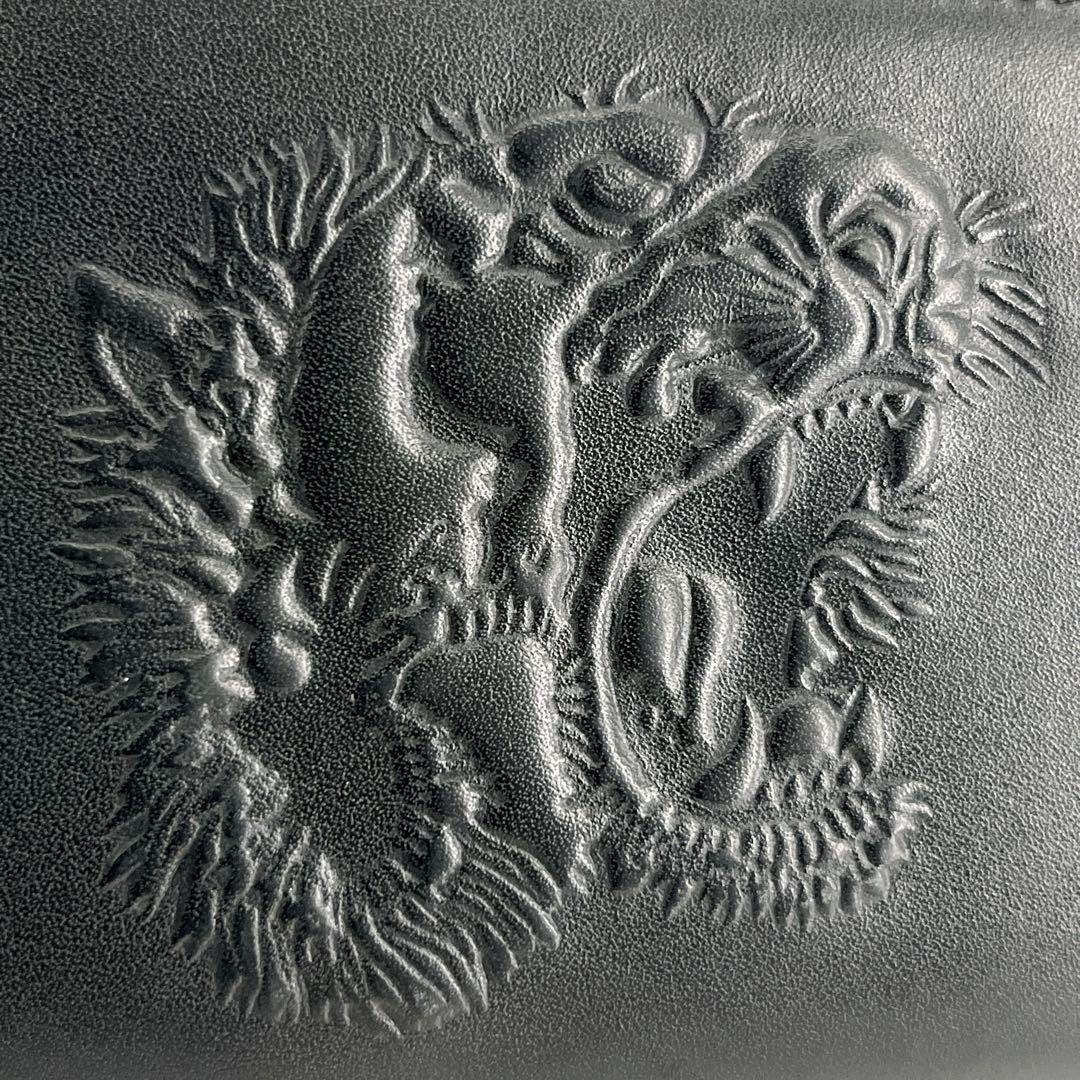 GUCCI - グッチ 長財布 虎 タイガー エンボス ラウンドジップ ロング