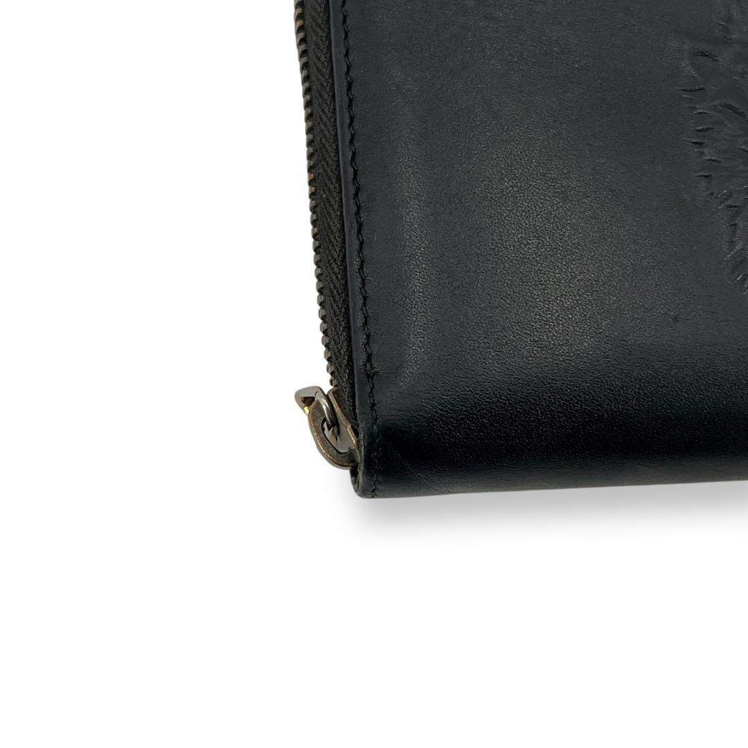 GUCCI - グッチ 長財布 虎 タイガー エンボス ラウンドジップ ロング