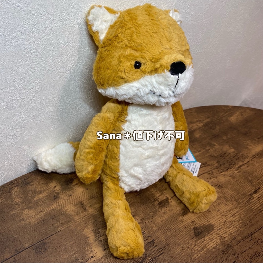 JELLY CAT - 新品 jellycat Tuffet Fox きつね キツネ 狐 ぬいぐるみの