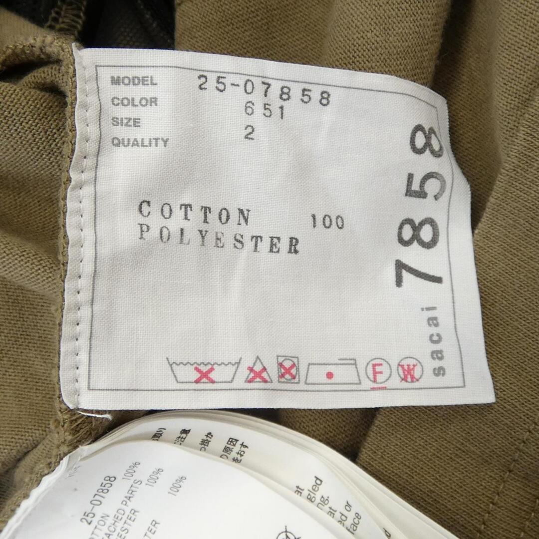 sacai - サカイ SACAI COTTON JERSEY 25-07858 Tシャツの通販 by