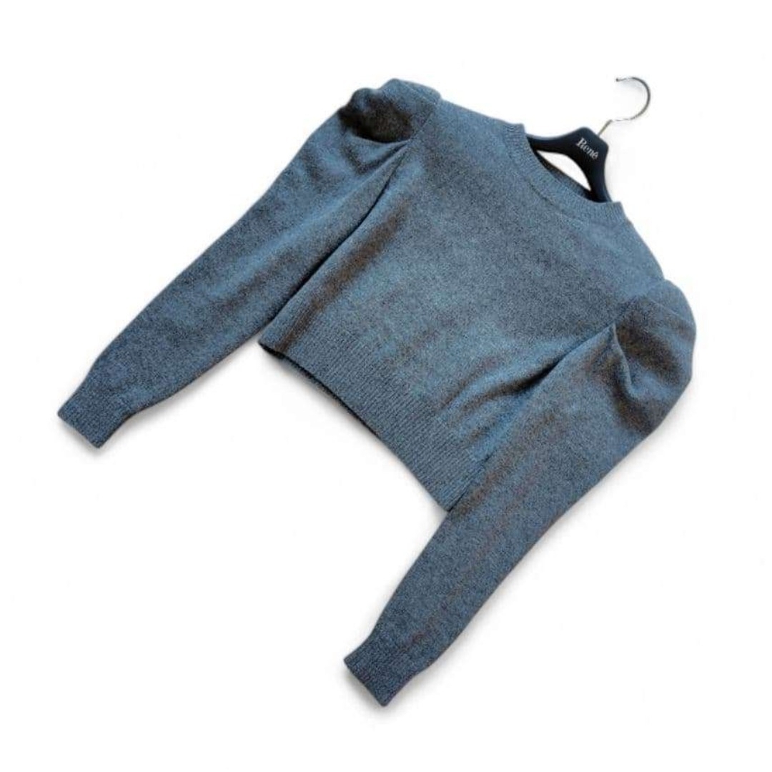 Cygne】Nicole ポワンニット F グレー ウール