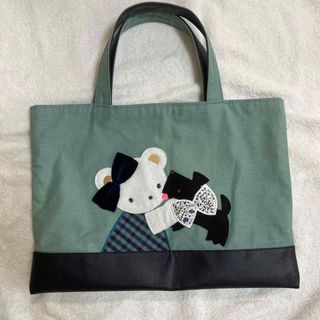 familiar（レッスンバッグ ・ グリーン・カーキ/緑色系）のフリマ