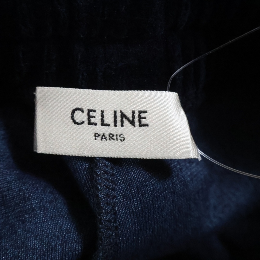 CELINE - CELINE セリーヌ TRIOMPHE EMBROIDERY VELVET JERSEY