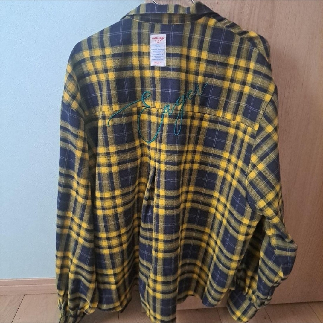 niko and… be with m misayo カラフルチェックシャツ