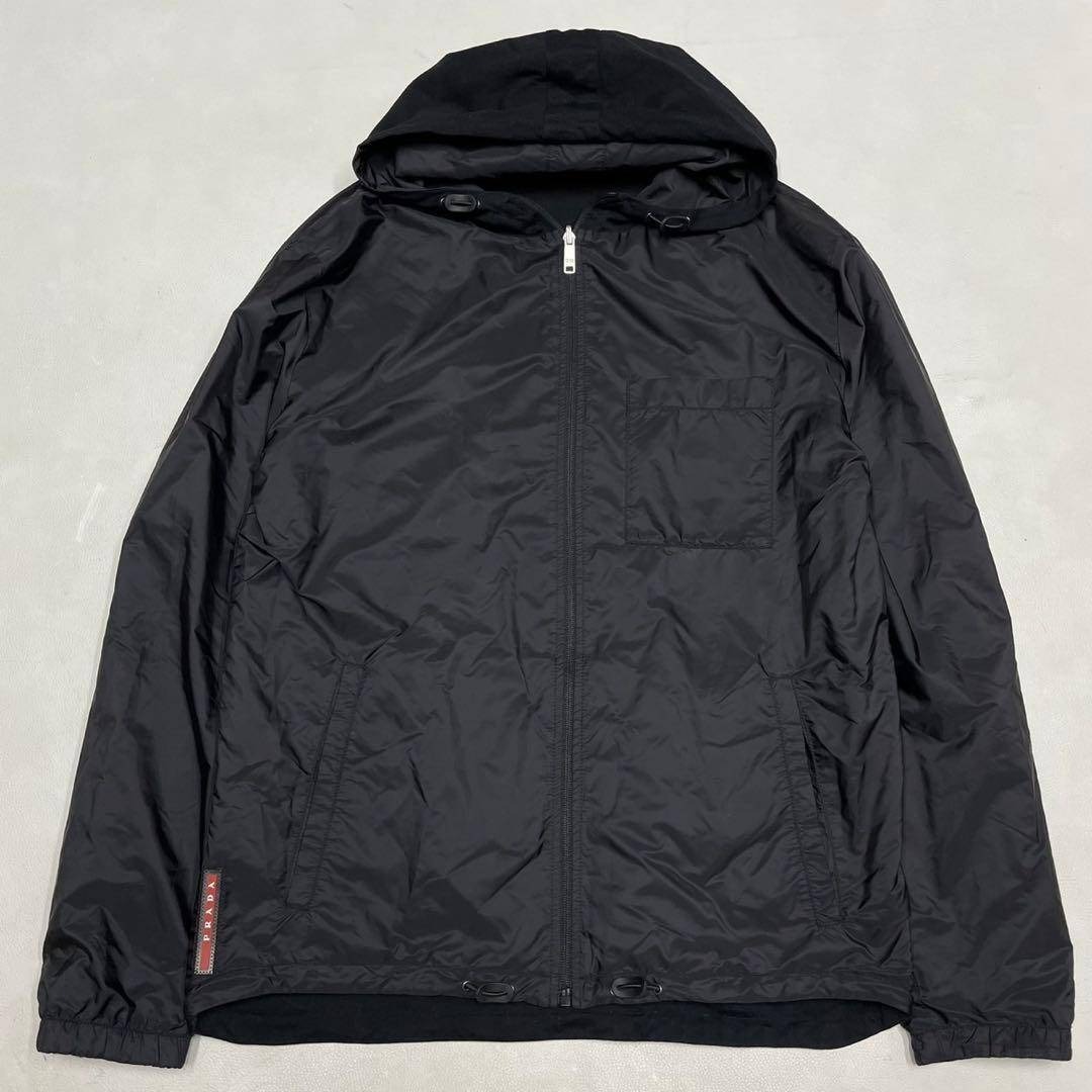 PRADA - 美品 PRADA プラダ リバーシブル ナイロンジャケット スポーツ