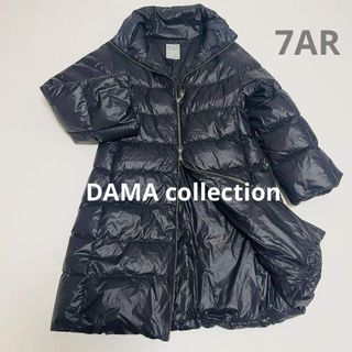 dinos - ディノスDAMAブルーフォックスファー付き 撥水加工ダウン