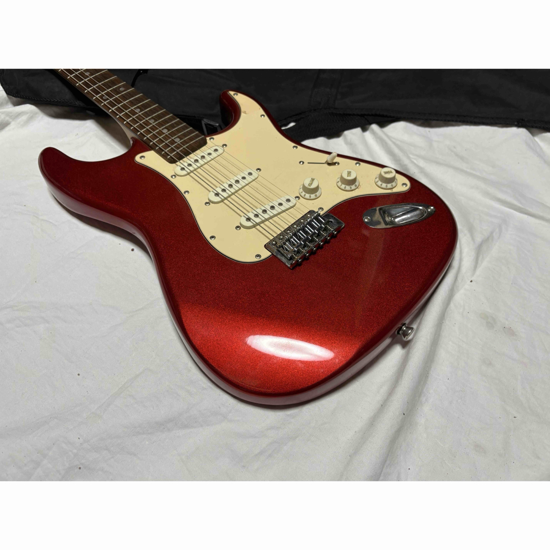 Legend エレキギター ストラト キャンディアップルレッド1926-02-1