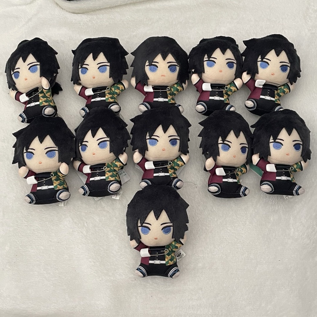 鬼滅の刃 くっつきぬいぐるみバッジ 冨岡義勇 11点