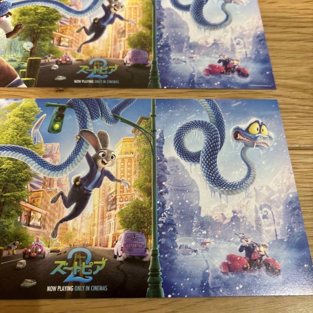 Disney - ズートピア2 来場者特典ポストカードセット 2枚の通販 by g