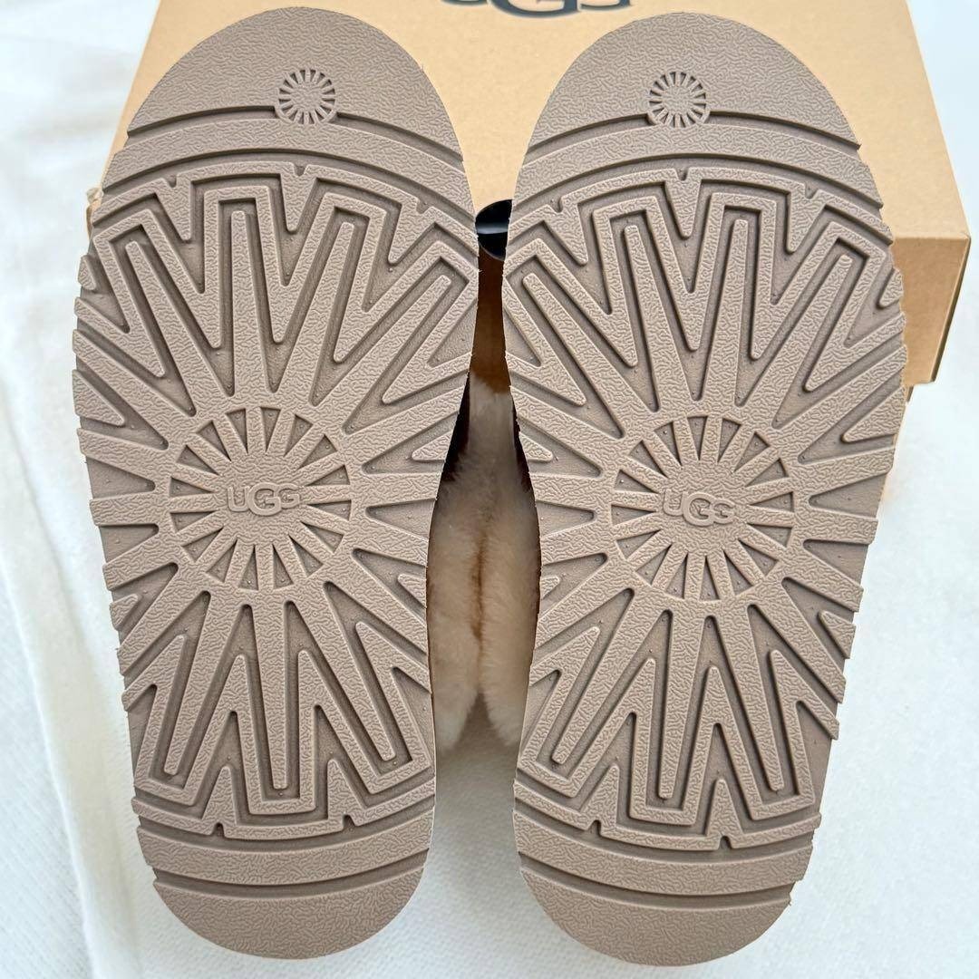 UGG - 【UGG】 ファンケット＊24.0＊厚底ファーサンダル＊US正規品新品