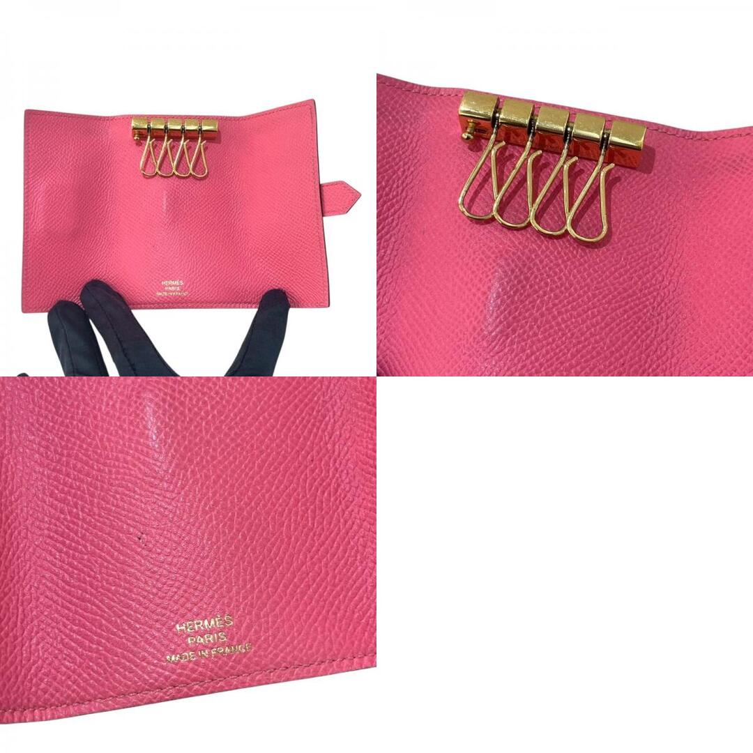 HERMES - エルメス HERMES ベアン4連キーケース X刻 ローズリップ