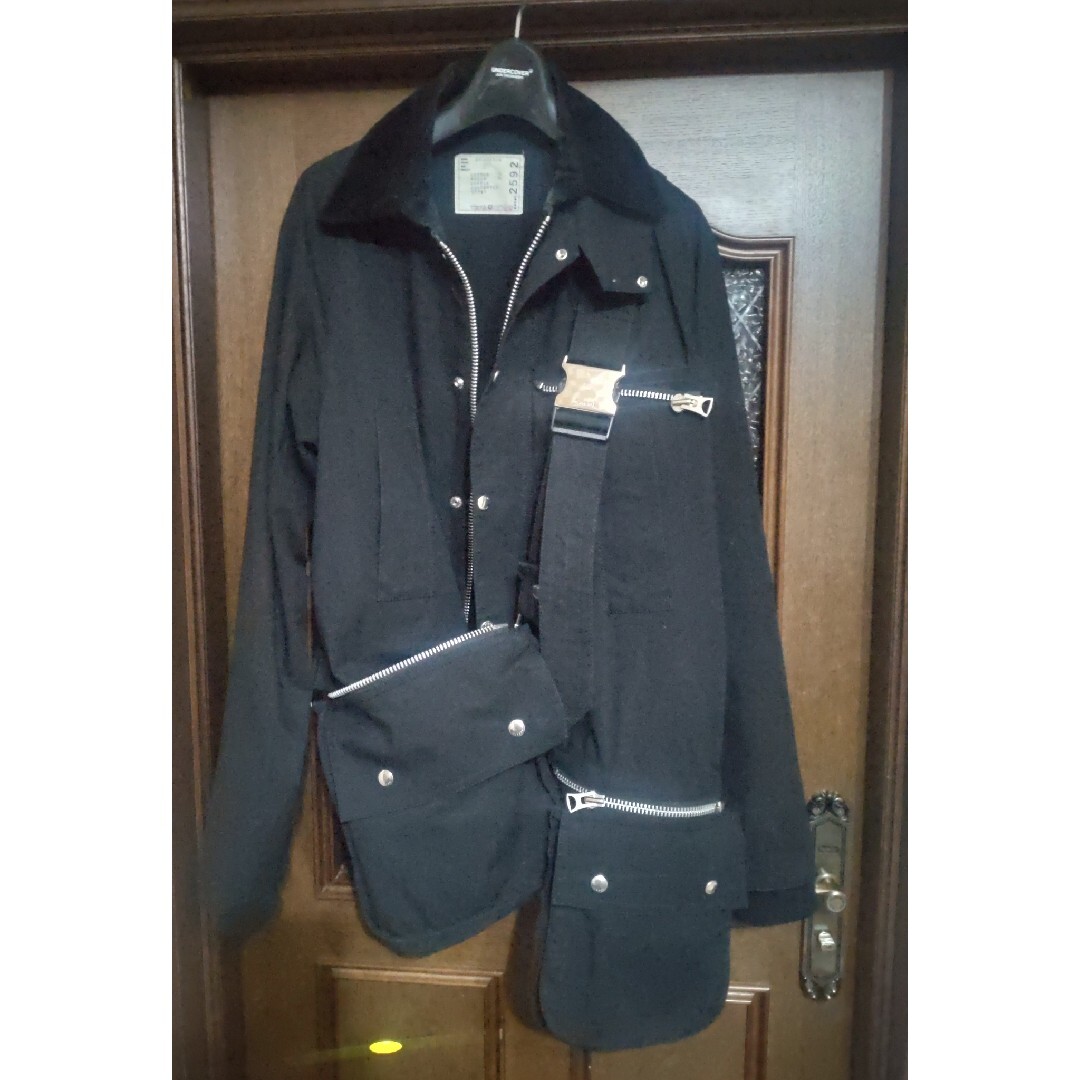 Sacai Bag Detail ButtonedJacket ポーチ付ブルゾン