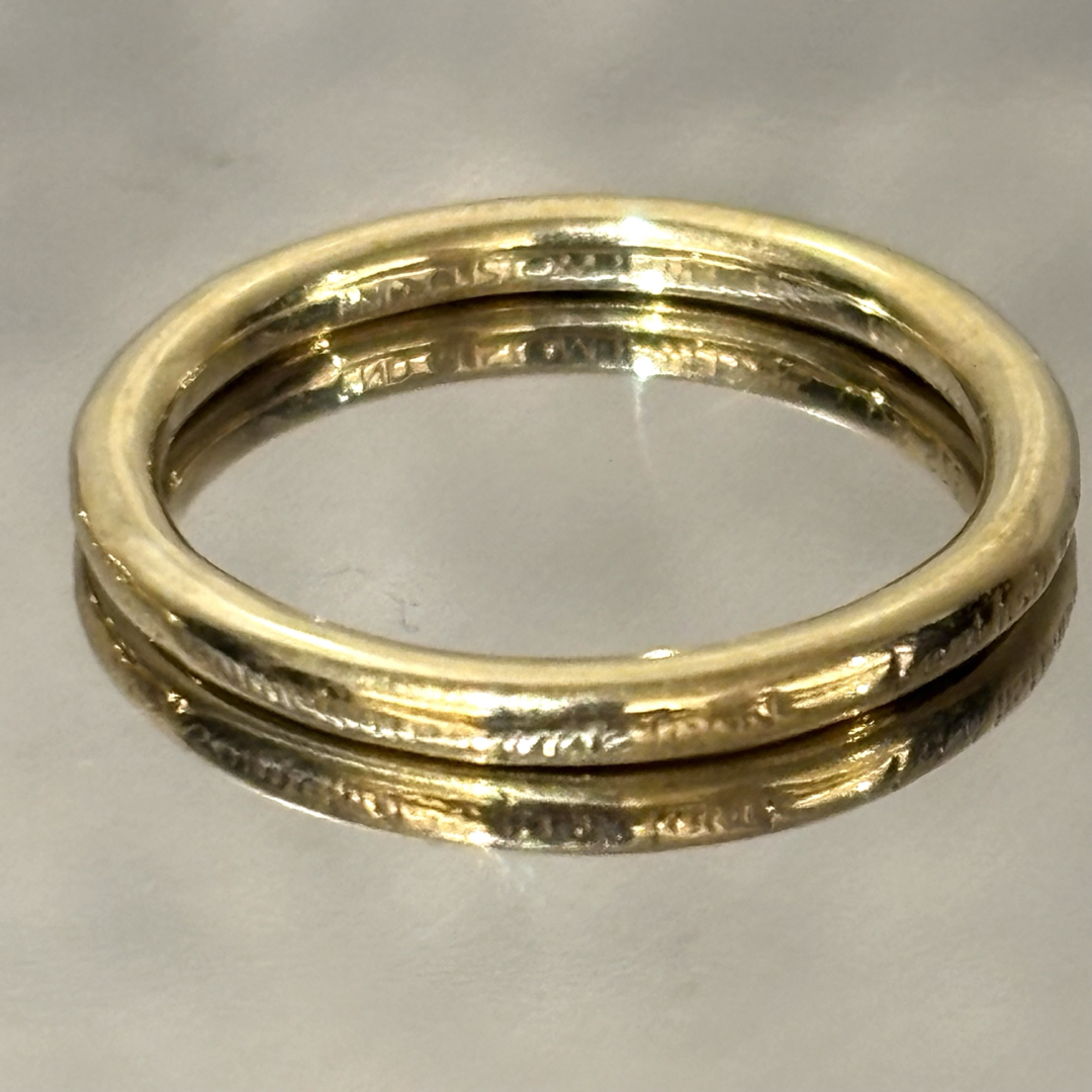 END CUSTOM JEWELLERS エンド リング 3連 ソロイスト