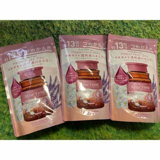 新品】 高保湿入浴液 ウルモア クリーミーローズの香り 詰替用 3袋 の