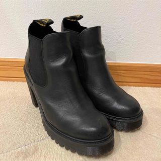 Dr.Martens 23cmレディース ブラック サイドゴアブーツ S115737189