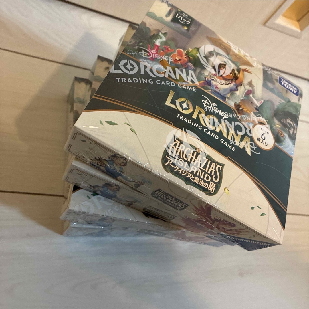 ディズニー ロルカナTCG アーケイジアと魔法の島 シュリンク付き