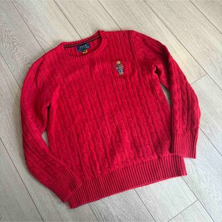 POLO RALPH LAUREN（ニット/セーター ・ レッド/赤色系）のフリマ