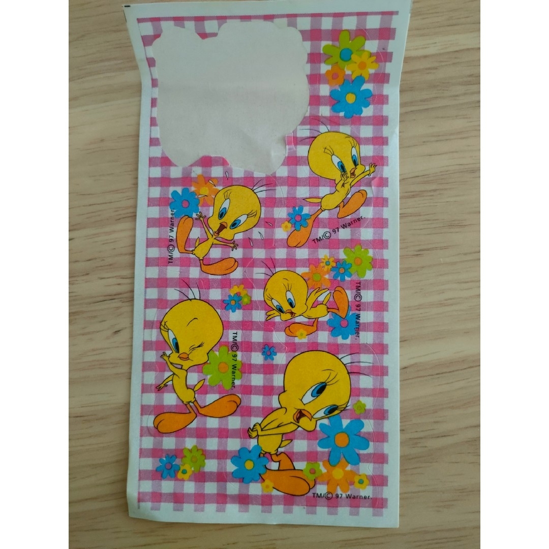 当時物シール 7点セット タイルシール フレークシール 平成 即購入お