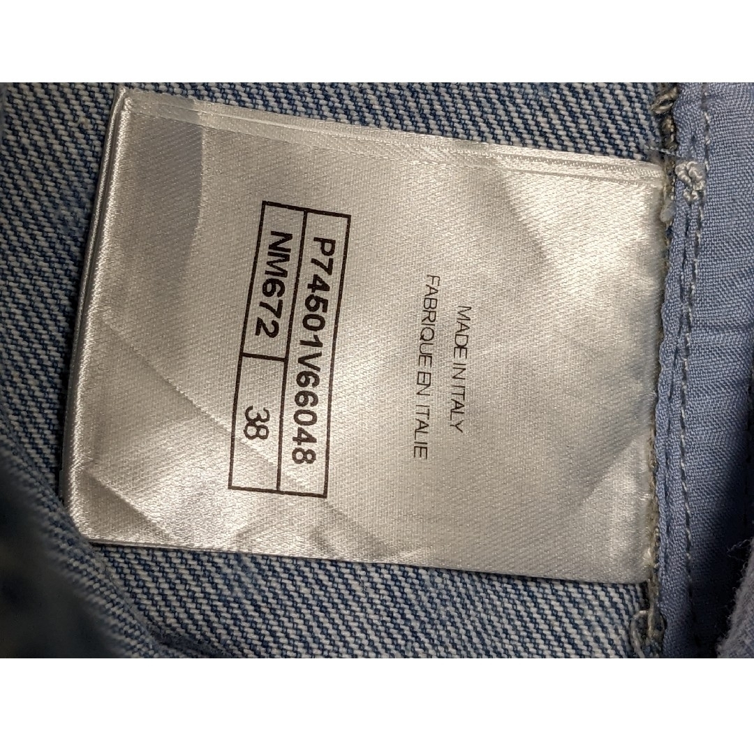 CHANEL - 入手困難 美品 CHANEL ドット柄 ワイドレッグ デニムの通販