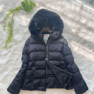 PRADA - PRADA ブラック ダウンジャケット ファー付きの通販 by shopix
