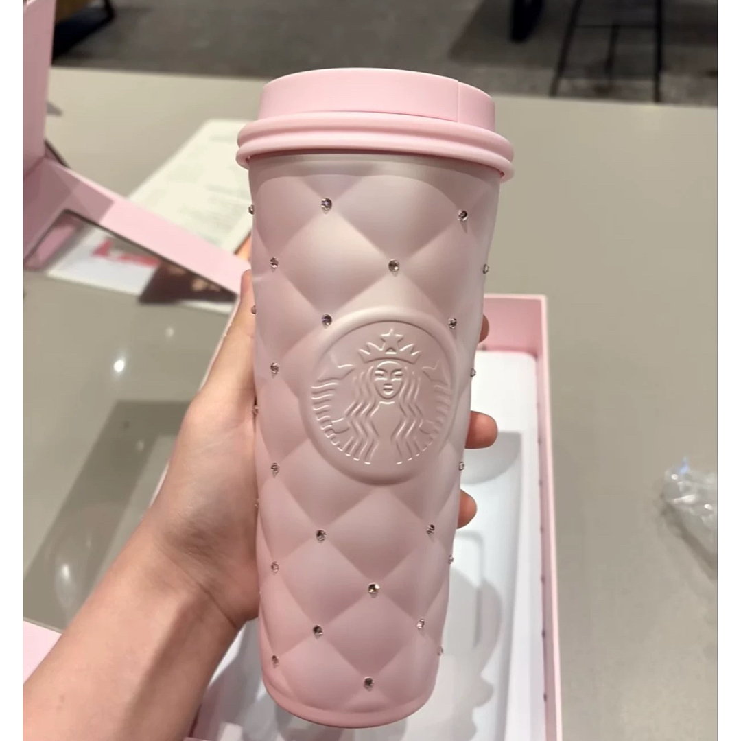 中国スターバックス ステンレスタンブラー ラインストーン