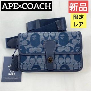 A BATHING APE - BAPE◇A BATHING APE／◇迷彩大容量ボディバッグ