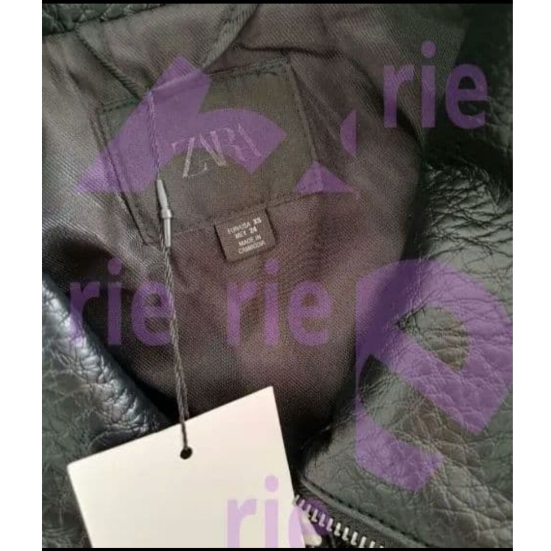ZARA - 即発送 正規品 新品 ザラ zara XS フェイクレザージャケット