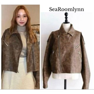SeaRoomlynn - シールームリン Ecoレザーヴィンテージブルゾン 伊原葵