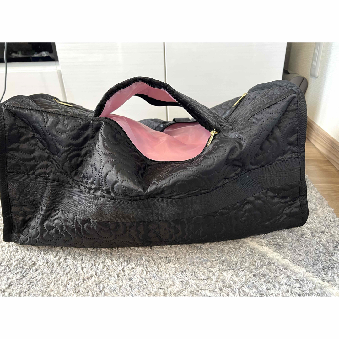 レスポートサック パフィーブロッサムズ ブラック花柄 ボストンバッグ