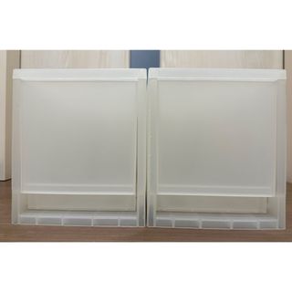 MUJI (無印良品) - 硬質パルプボックス・フタ式・ストッカー&スタンド