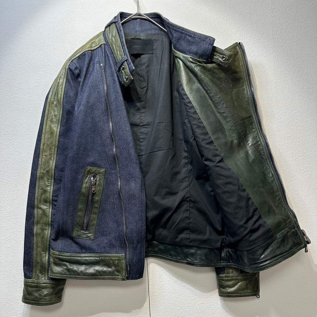 junhashimoto - 希少 ジュンハシモト 上質 レザーコンビ デニム