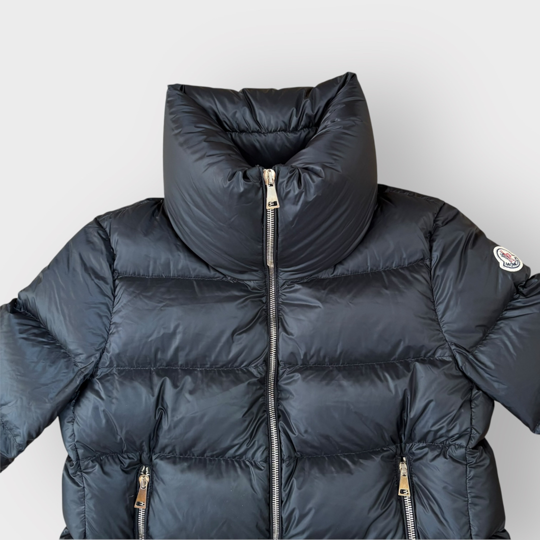 MONCLER - 良品 MONCLER ANET フリル ダウンジャケット ブラック 黒 M