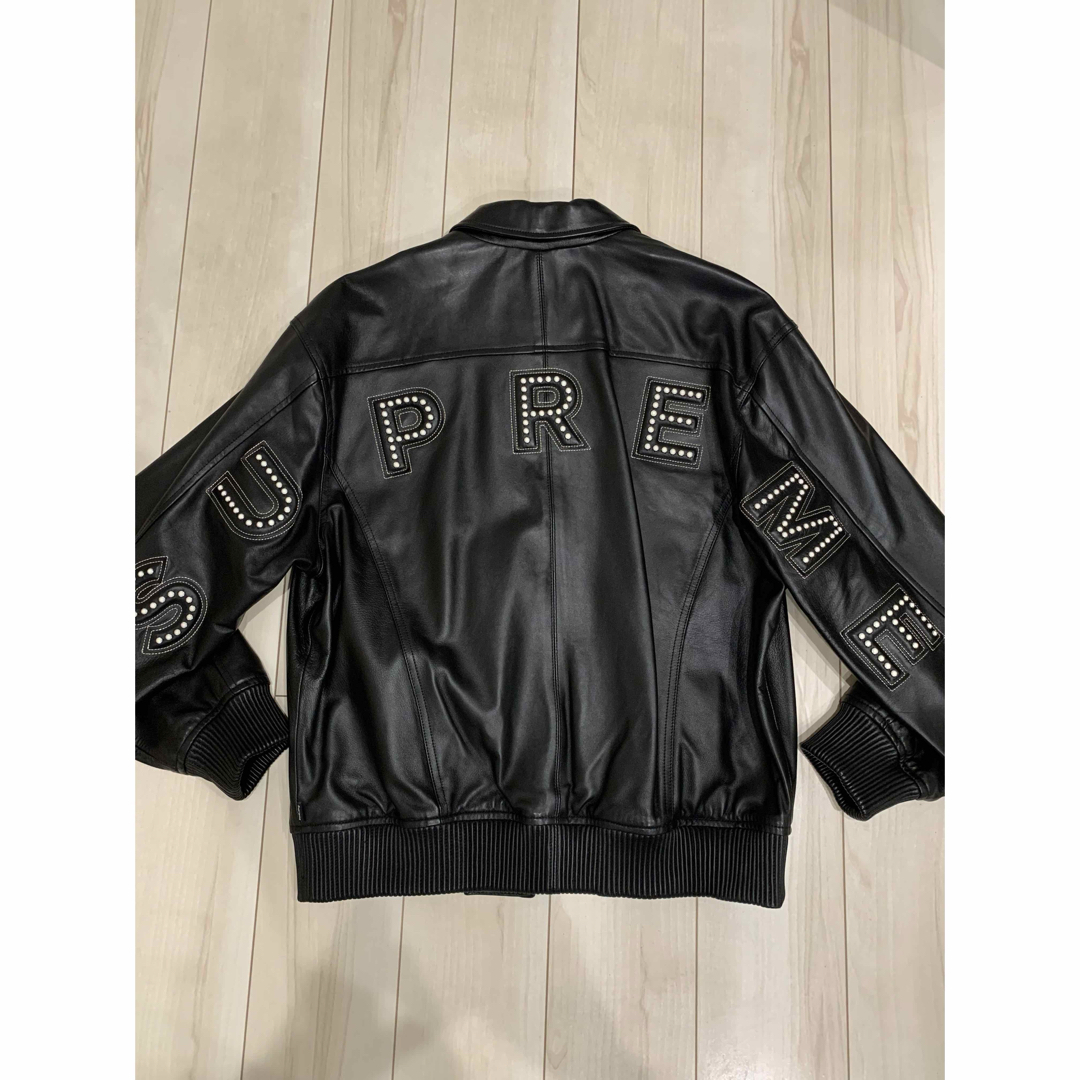 Supreme - supreme 窪塚着アーチロゴスタッズレザージャケットLの通販
