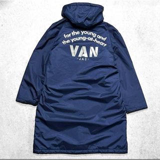 VAN Jacket - VAN JAC バックアーチロゴプリントコーチジャケット の