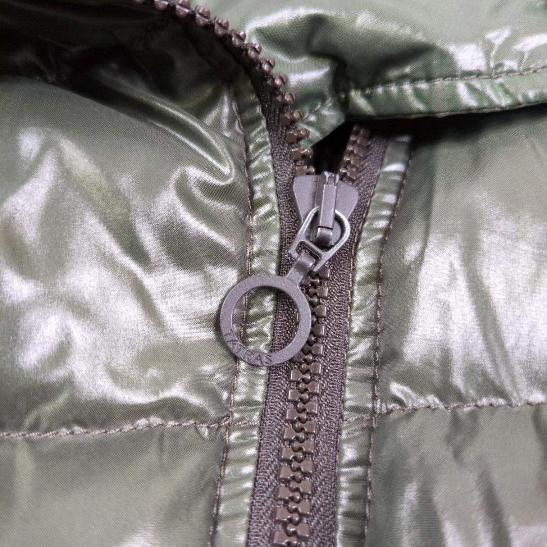 TATRAS - TATRAS ショート丈 リブダウンジャケット 切替 ニット ダウン