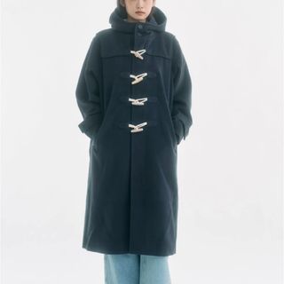 FEKETEハイフードロングダッフルコートの通販 by ぴぴぴ断捨離中｜ラクマ