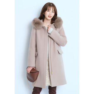 JUSGLITTY - ジャスグリッティー ダッフルコート 白の通販 by