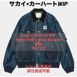 sacai - サイズ1 sacai x Carhartt WIP Nylon Twill 青の通販 by