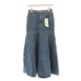 ZARA - 完売品 ZARA Z1975ミディ丈デニムスカート XSサイズ新品タグ