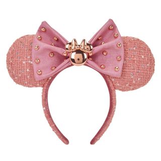 Disney - ディズニー カチューシャ ミニー ビッグリボン 水玉 水色