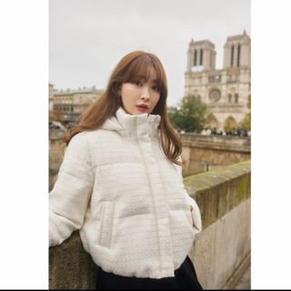 Her lip to - Herlipto Lace shell belted down jacket Sの通販 by