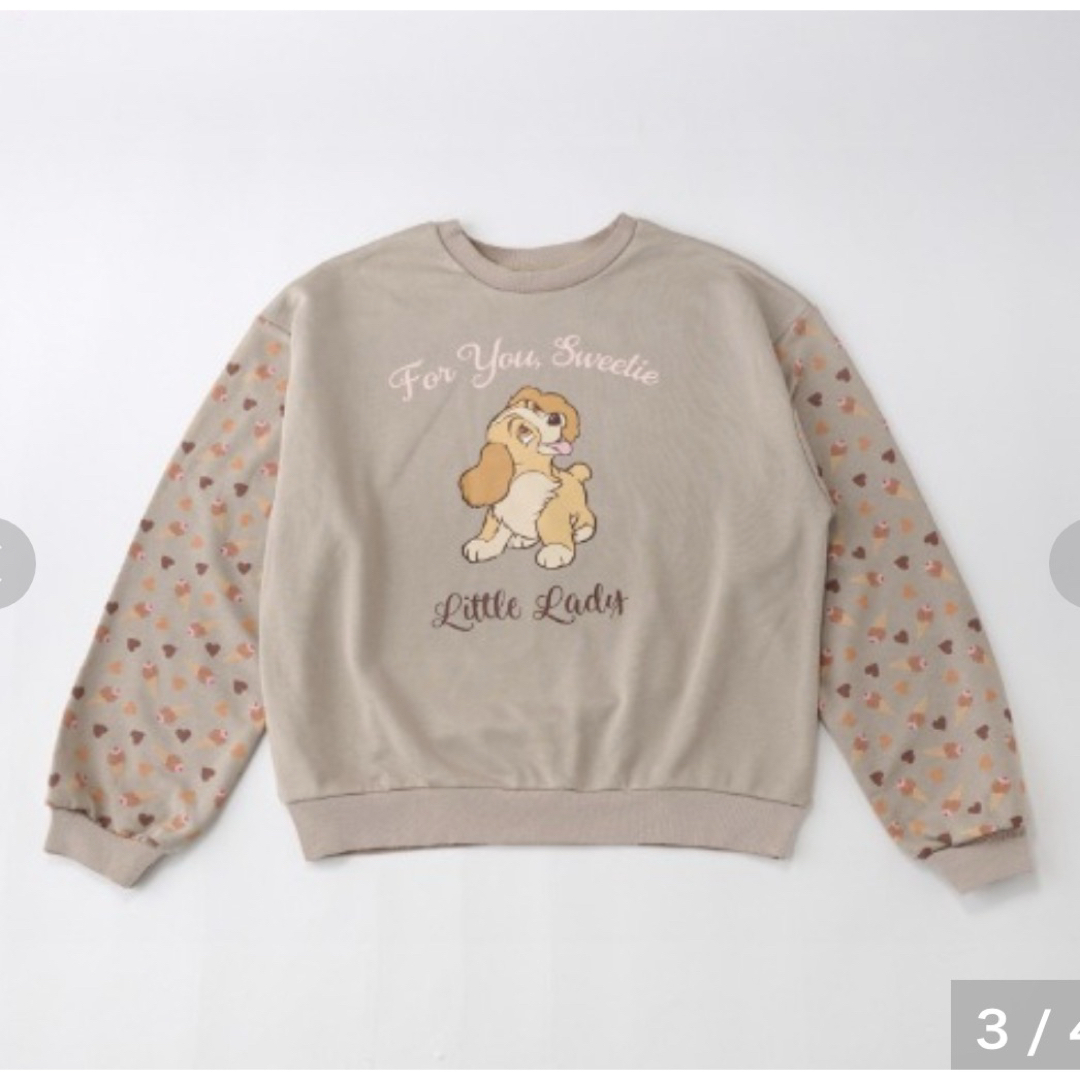 Disney - わんわん物語 トレーナー リトシー littc 長袖 しまむら