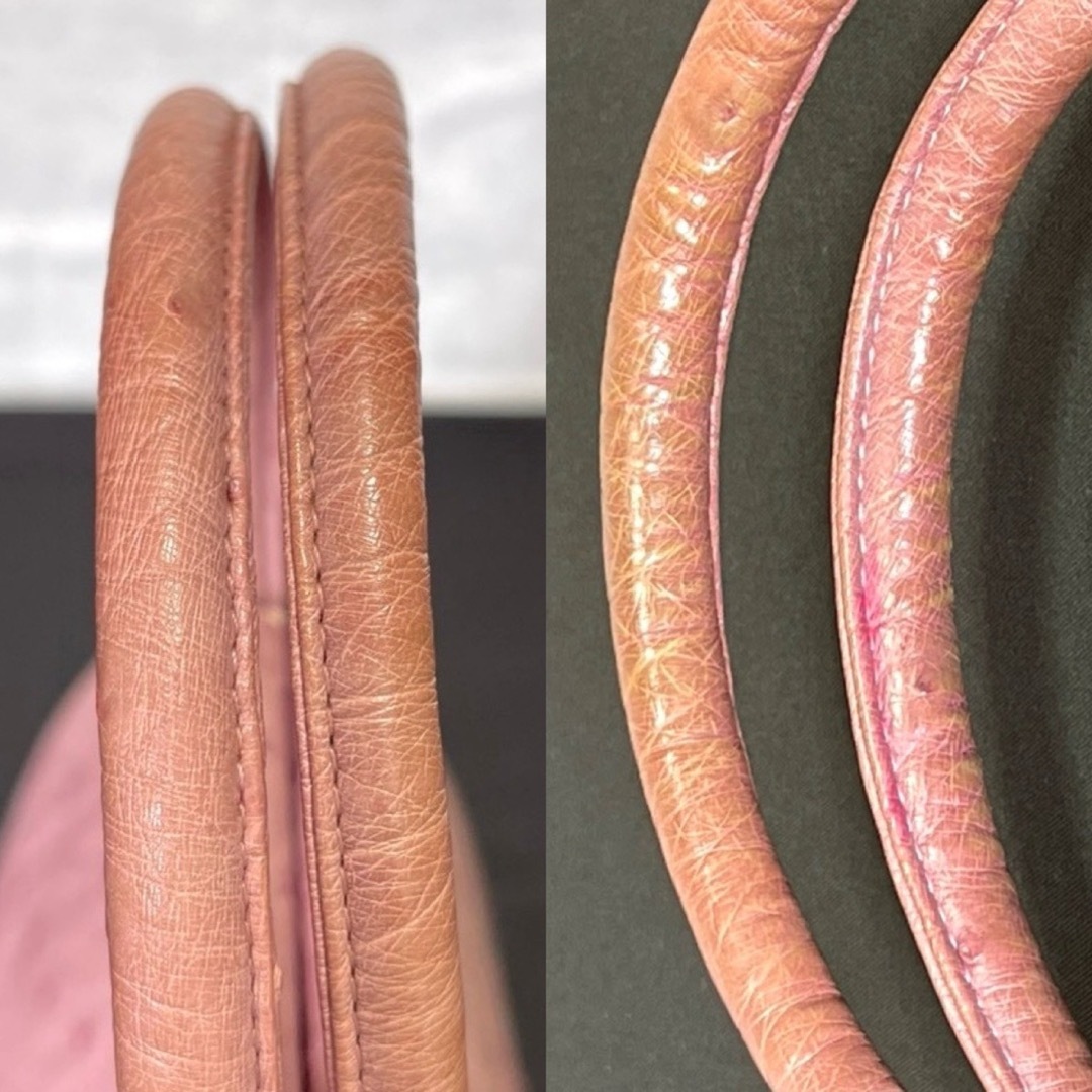 濱野皮革工藝/HAMANO - 【美品】HAMANO 濱野皮革工藝 オーストリッチ