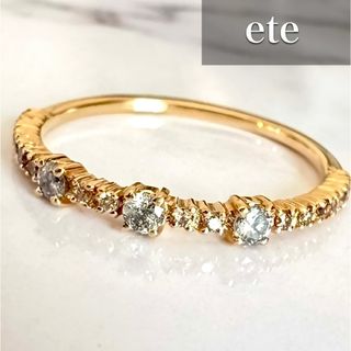 ete - ベーシック ダイヤモンド リングの通販 by いち's shop｜エテ