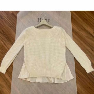 JUSGLITTY - 新品タグつき 衿ビジュークルーニットの通販 by M's shop