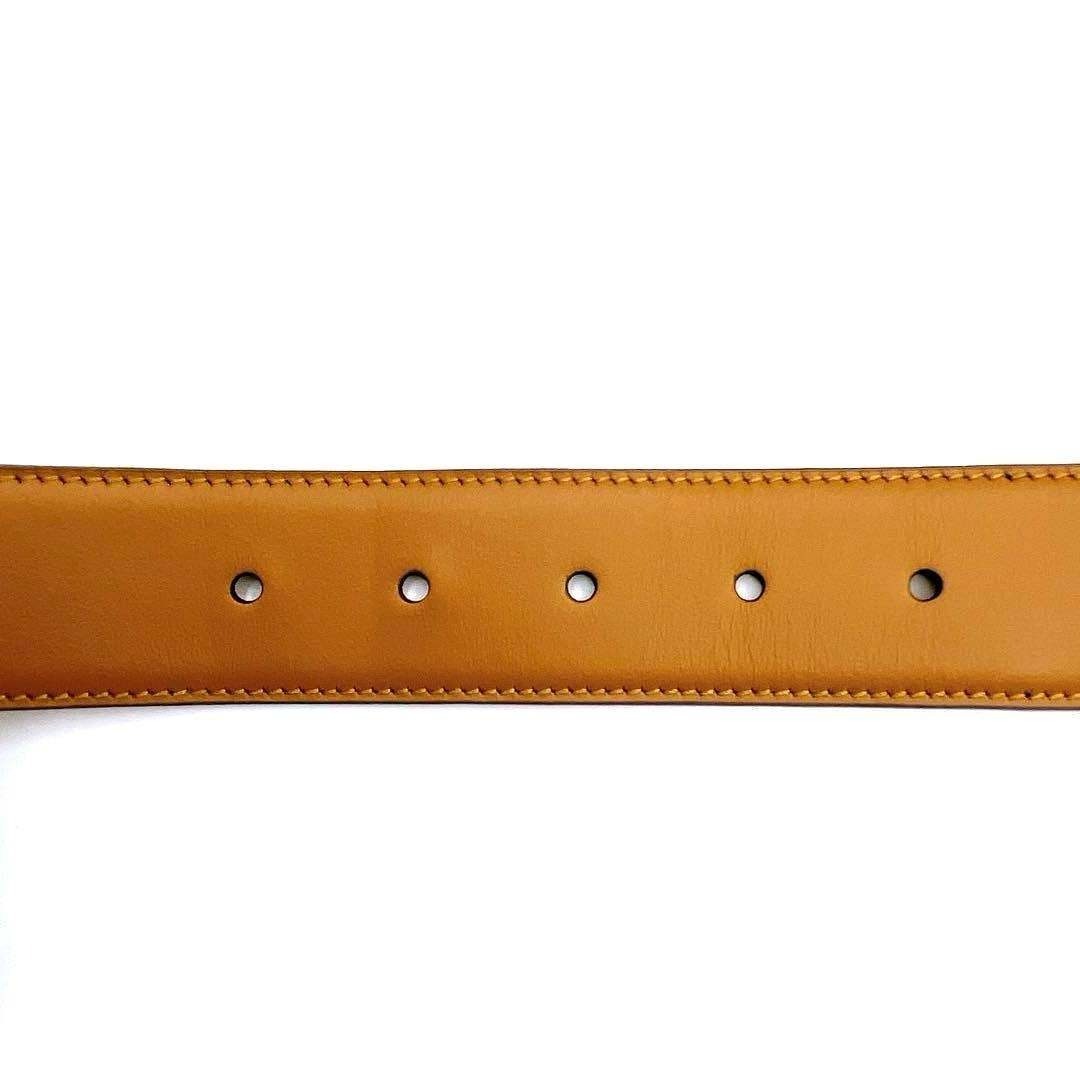 PRADA - プラダ PRADA 1CC545 レザー トライアングル 85/34 ベルトの