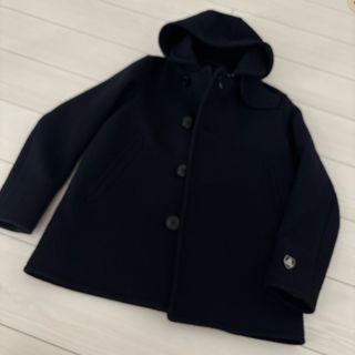 バーバリー ロンドン ダッフルコート ロング丈 ウール S グレー