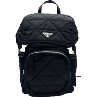 PRADA - PRADA プラダ リュック 三角ロゴ バックパック 巾着 黒