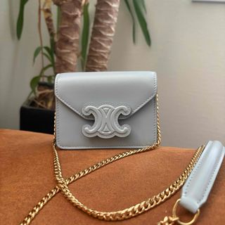 CELINE - 新品 未使用 CELINE マカダム柄 羽毛肩当て ダウンベスト