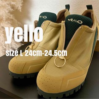 Yellow boots - yello NIGHT'S WATCH SHORT BOOTS ファーブーツの通販